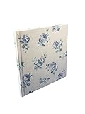 フォト アルバム ハードカバー 表紙生地貼り Ｌ判 フリータイプ プレゼント ２０ページ 青ばら ＭＰ－４Ａ
