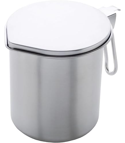 Amazon｜下村企販 オイルポット 600ml 木ハンドル 【日本製】 活性炭