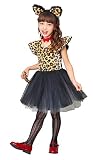 クリアストーン(Clearstone) コスプレ ハロウィン プティレオパード キッズ 女の子 140cm ブラック