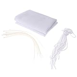 Perfk 階段セーフティネットに最適　　　屋外　　　安全ネット　　デッキシールド　　バルコニー　　全2サイズ - 300×74cm