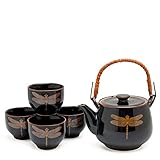 JapaneseブラックDragonfly Teaセット