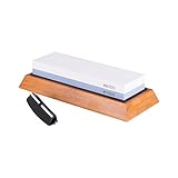 CO-Z キッチン包丁 砥石 両面砥石 研ぎ石 研ぎ器 台付 家庭用砥石 中仕上用 (#6000/#1000&台座付き)