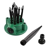 Noloo 散水ノズル スプリンクラー 360度 水漏れ防止 庭・芝生用スプリンクラー