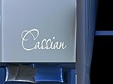 Cassian男の子女の子部屋保育園ベビーキッズ名前ビニール壁引用ステッカー