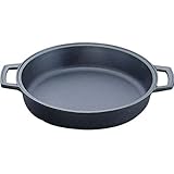 岩鋳 Iwachu すき焼き鍋 ほほえみ 黒焼付 内径25cm IH対応 南部鉄器 20022 黒