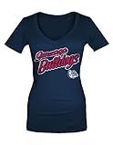 NCAA Gonzaga BulldogsコットンVネックTシャツ、スモール、ネイビー