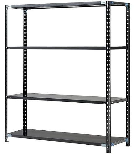 ゴリララック 4段 ブラック スチールラック Amazon｜ゴリララック 4段収納 スチールラック 幅183cm 奥行61cm 高さ
