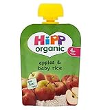 HiPP Organic Apples & Baby Rice 4+ Months 70g (Pack of 2) - ヒップ有機りんご＆ベビー米4+ヶ月の70グラム (Hipp) (x2) [並行輸