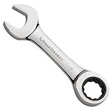 GearWrench 9518 18mm Stubby Combination Ratcheting Wrench [並行輸入品]