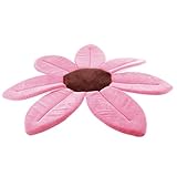 Prettyia ソフトスポンジ　赤ちゃん　ベビーバス　花びら　バスタブ　マット　シート　快適　6色選べ - ピンク