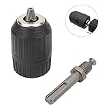 senzealスクエア&ラウンドハンマードリル変換自動ロック式チャック