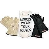 Salisbury Insulated Glove Kit, Class 2, Black/Red, 14L, Size 11; One Pair by Salisbury