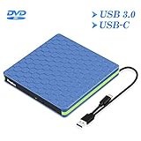 外付けCD DVDドライブUSB 3.0ポータブルDVD CD 読取・ CD書込、薄型ポータブ...