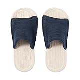 [無印良品] スリッパ 生成×ネイビー M