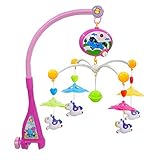 Huanger Sweet Island Baby Crib Dreams Mobile (Purple Horse) by Huanger