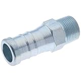 オスホース乳首 – 1 x 1メッキカーボンsteelhose nple