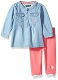 U.S. Polo Assn. PANTS ベビー・ガールズ US サイズ: 12M カラー: ブルー