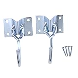 monkeyjackアウトドアキャンプハンモックdouble-hookセット天井/壁マウントスイングハードウェアキットネジ