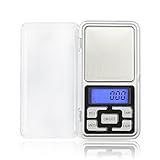 携帯タイプ ポケットデジタル スケール, Isenretail 天秤 電子測定機器 秤 精密 0.01g - 500g デジタル スケール 電子 業務用 プロ用