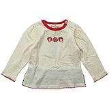 《秋冬春対応》 CHILD CHAMP(チャイルド チャンプ) スラブ天竺いちご刺繍T長袖シャツ 130cm/IV NO.C-271025