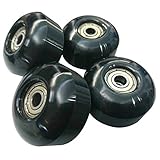 ラングスジャパン(RANGS) ラングスR1スケートボード 純正交換用ウィール (4個入・ベアリング付) 51mm (色は選べません)