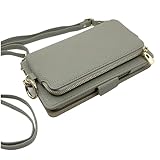 A73 OPPO用 ケース 手帳型 小銭入れ ショルダー タイプ 首掛け コインケース アクセ スマホケース A73ケース A73カバー OPPOA73ケース OPPOA73カバー オッポA73ケース オッポA73カバー アッシュグレー