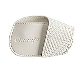 MCZTO ゴルフクラブ保護カバー ゴルフアイアンカバーゴルフクラブヘッドカバーアイアン用 フル高級PU アイアンカバー マジックテープ開閉 ヘッドカバーおしゃれ 可愛いパターカバー マレット用 ピンタイプ用 アイアンカバー 変換ダグ付 単品 (Sサイズ（ホワイト）)