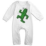 noxidn smwi Baby Infant RomperファイナルファンタジーCactus長袖ジャンプスーツコスチューム、ネイビー カラー: ホワイト