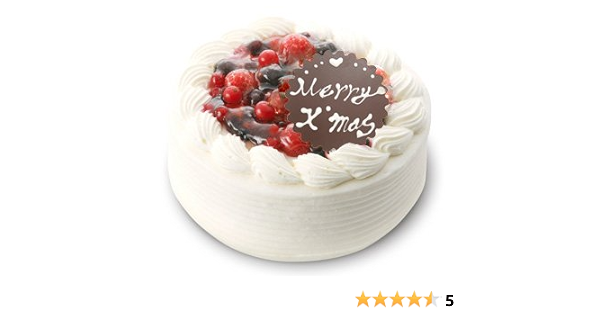 Amazon メゾン ド ジャンノエル アレルギー対応 卵なしxmasケーキ 5号 メゾン ド ジャンノエル ケーキ 洋菓子 通販