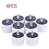 Bloom Clover キャンドルライト LED 蝋燭　クリスマス/パーティー/結婚式/誕生日用　8個入り 点滅仕様 YELLOW