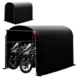 Anovara(アノヴァラ) サイクルハウス サイクルポート 2〜3台用 アーチ型 屋外 出し入れ簡単 高耐久厚鋼管 厚カバー 420D