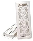 Imperial Manufacturing RG1806 4-Inch by 10-Inch White VN Floor Register, Steel [並行輸入品]