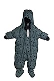 Baby lindex branded overralls printed padded romper (Paste, 68)