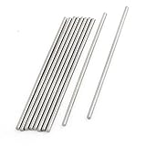 uxcell　旋盤バー　回転ツール　HSS素材　シルバートーン　2.7mm x 100mm　10枚入り