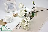 Coobl人工シルクフラワーSenior Jade Orchid Flower Wedding Bouquet花嫁Holding Garlands Vine Plant花嫁DIY花アートホームデコレー