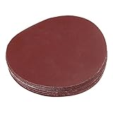 10枚入り サンディングディスク サンドペーパー 替えペーパー 直径125mm ラウンドシェイプ 240グリット