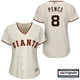 ハンターペンス# 8 San Francisco Giants MLBレディースクールベースホームジャージ( XL )