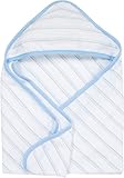 miracle ware ミラクルウエア Hooded Towel フード付きバスタオル Blue & Grey Stripes ブルー×グレーストライプ