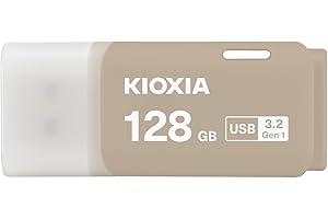 KIOXIA(キオクシア)【日本製】USBフラッシュメモリ 128GB USB3.2 Gen1 国内サポート正規品 KLU301A128GH
