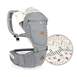I-angel Miracle All in one Carrier オールインワンキャリア ヒープシートキャリア+子守帯 ヒープシート 安全な子守帯 ベビー用品お出かけ用品 (メランジュグレー) [