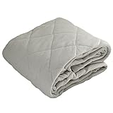 ゆるりら 敷きパッド ベビー 綿100% 70×120cm ふんわり パイル タオル地 ベッドパッド お昼寝 洗える グレー 20341-0001