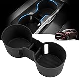 Mozan マツダ CX-80 CX-90 CX-70 CX-60に適合 ドリンクホルダー カップホルダー Mazda KL3P/KL3R3P/KL5S3P ドリンクホルダーカバー センターコンソール 衝撃吸収 専用設計 アンチスキッド 小物入れ 内装パーツ 滑り止め アクセサリー 内装カスタム