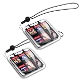 Asdays スイッチソフトケース switchカセットケース switchソフト収納 クリア タイプ ストラップ付 2個セット