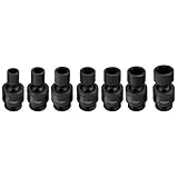 Powerbuilt 647207 3/8 Drive 6 Pt. SAE Universal Impact Socket Set 7 Pieces [並行輸入品]