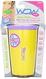 Wow Cup for Kids - NEW Innovative 360 Spill Free Drinking Cup - BPA Free - 8 Ounce (Yellow) by Wow K