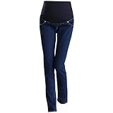 KINDOYO マタニティ デニムパンツ レディース (ブルー)