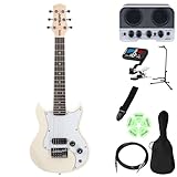 VOX SDC-1 MINI 4才から弾ける！キッズギター初心者セット 子供向けエレキギター WH ミニギター トラベルギター ショートスケール ティアドロップ型 ボックス