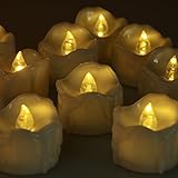 moiitee 安心LEDローソク キャンドルライト12個セットゆらゆらと癒しの灯り リアル感 照明 スタンド 飾り用 クリスマス/結婚式/誕生日などに最適