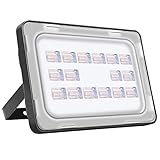 viugreum LED 投光器 LEDライト IP65防塵防水 作業灯 電球色 1200LM 広角 防水 室内 屋外照明 車庫 照明 led 10W 20W 30W 50W 100W 150W 20