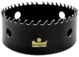 Starrett CT412 Steel High Performance Triple Chip Tungsten Carbide Tipped Hole Saw, Carbide Teeth, 4